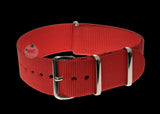18mm Red NATO Military Watch Strap